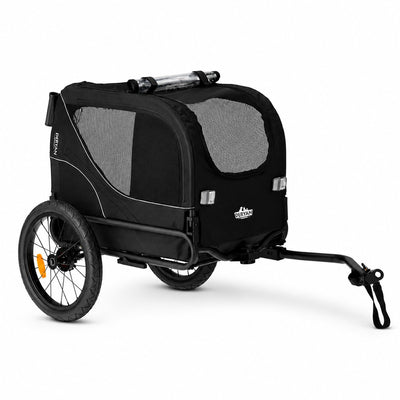 Deryan Hundefahrradanhänger 2-in-1 – faltbar – bis 20kg – geeignet für E-Bikes