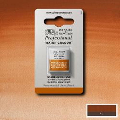 Winsor Newton professionelle Aquarellfarbe, halbe Tasse Winsor Magnesium Brown