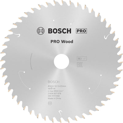Bosch Pro Wood Akku-Sägeblatt für Kreissägen 160 x 1,5 x 20 mm - ...