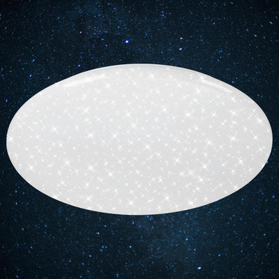 Briloner Verb - dimmbare Deckenlampe - Deckenlampe mit Sterndekor - inkl. Fernbedienung - inkl. Nachtbeleuchtung - inkl. Farbtemperaturregelung (3.000 – 6.500 Kelvin) – ø 56 cm – LED – 50 W – 4.000 lm