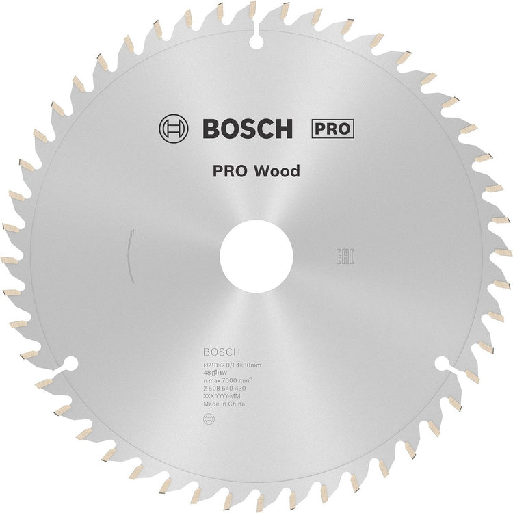 Bosch Pro Holzkreissägeblatt, 210 x 2 x 30 mm