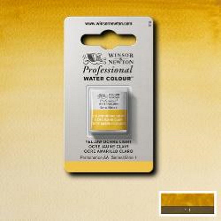 Winsor Newton professionelle Aquarellfarbe, halbes Nickerchen, Winsor Yellow Ochre Light