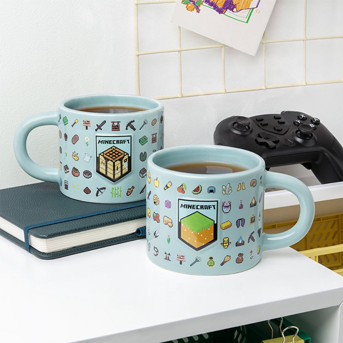 Minecraft - Becher mit Relief-Unisex-Becher - Mehrfarbig - Standard