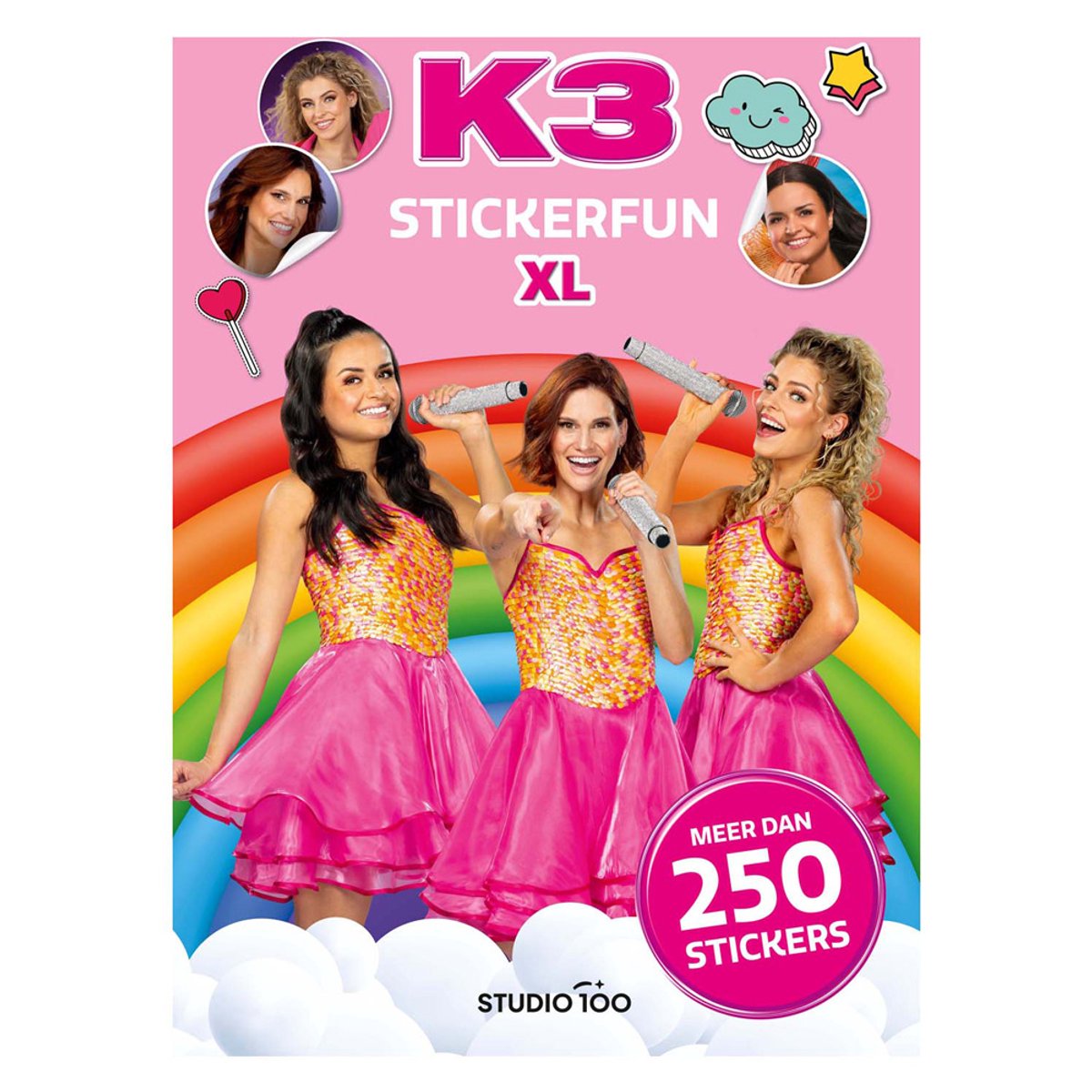 Studio 100 k3 Stickerbuch – Stickerfun XL