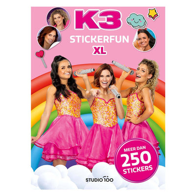 Studio 100 k3 Stickerbuch – Stickerfun XL
