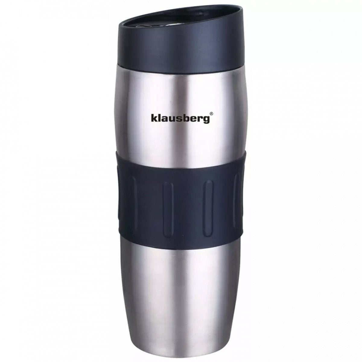 Klausberg Thermobecher 380ml kb-7542 – Isolierbecher aus Edelstahl – Wärmebecher für Getränke – 6 Stunden warm – doppelwandig