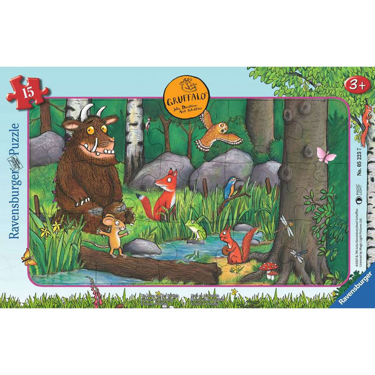 Ravensburger Puzzle Der Grüffelo – Kinderpuzzle aus Karton 15 Teile.