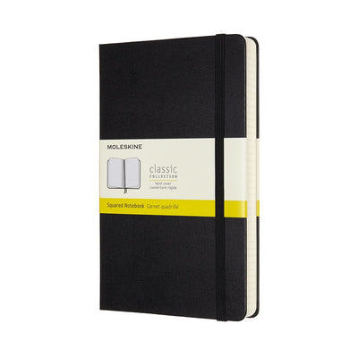 Klassisches Moleskine-Notizbuch – erweitert – groß – Hardcover – kariert – schwarz