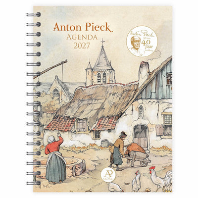 Comello Anton Pieck Schreibtischkalender Bauernhof 2027