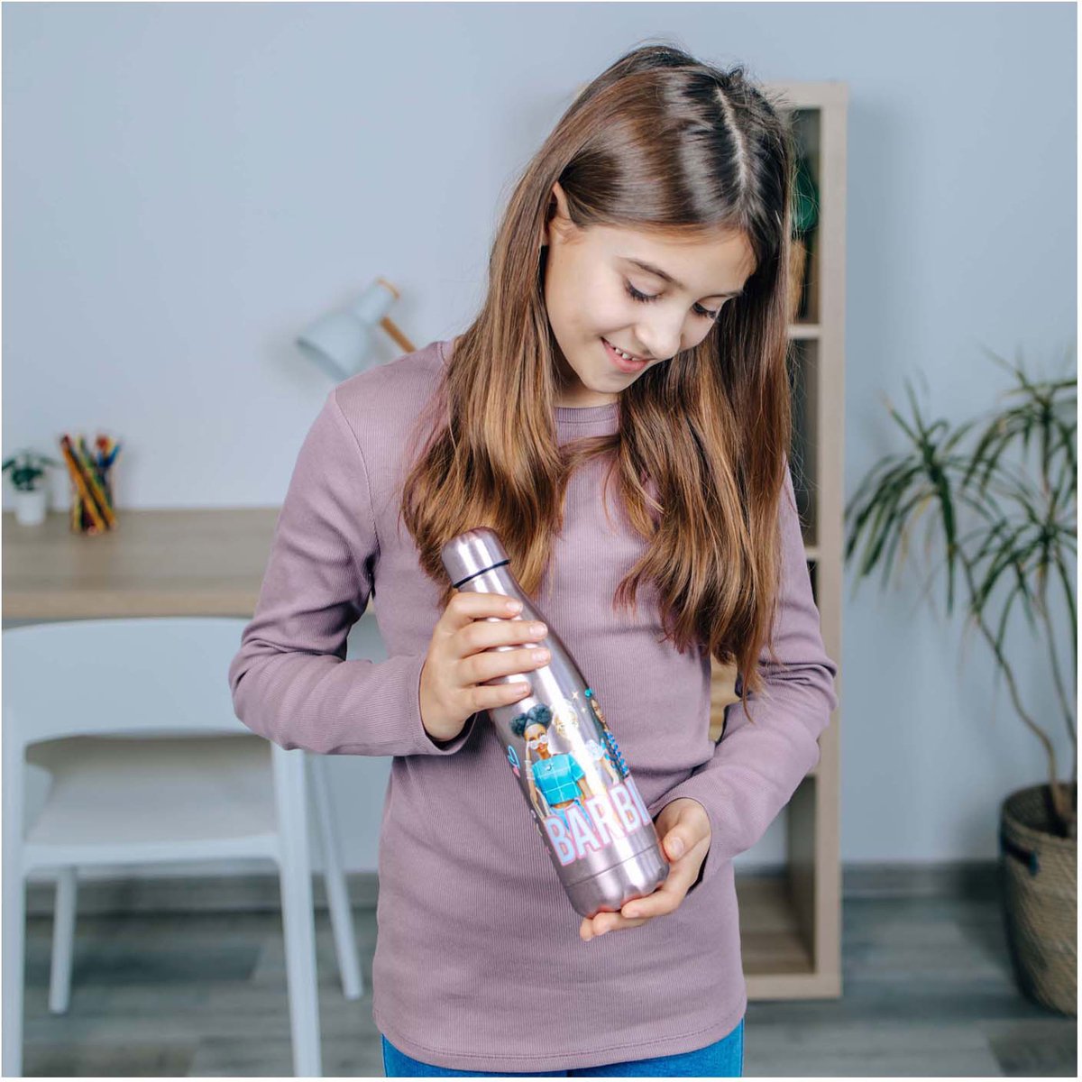 Undercover Barbie Trinkflasche Edelstahl, 450 ml