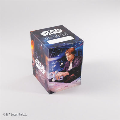 Gamegenic Star Wars Unlimited Soft Crate Han Solo Millennium Falcon – Deckbox – Tokenbox – für Star Wars Unlimited –