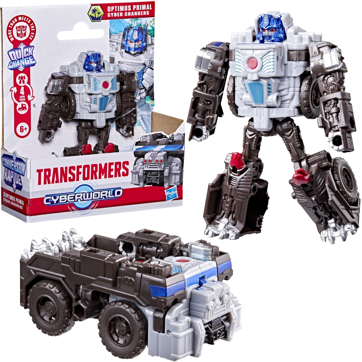 Transformers Cyberworld – Cyber Changers Optimus Primal – Actionfigur