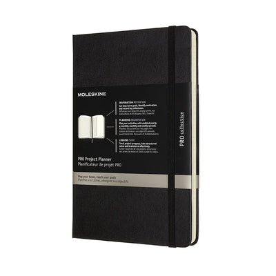 Professioneller Moleskine-Projektplaner – groß – Hardcover – schwarz
