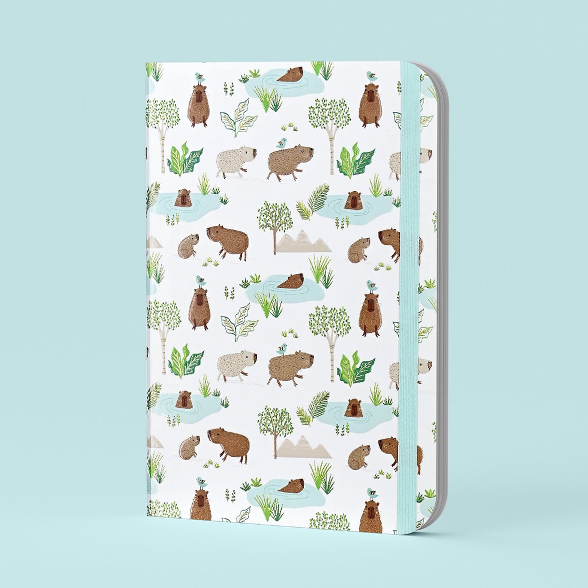 Peter Pauper, mittelgroßes Notizbuch, das Capybara-Leben