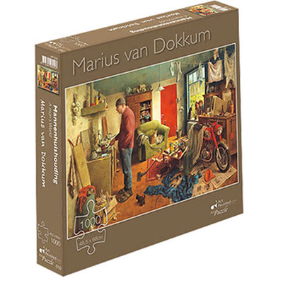 Marius van Dokkum Puzzle - Männerhaushalt - 1000 Teile