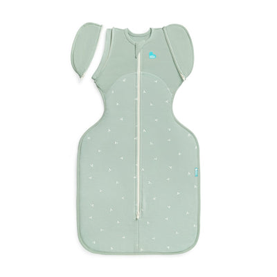 Love to dream™ Babyschlafsack swaddle up™ – reduzierendes Pucken – Baby 6–9 Monate – 8,5–11 kg – ganzjährig – Olivenzweige