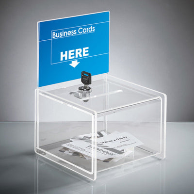 Sigel Sigel SI-VA151 Aktebak transparent inkl. Lock 15x22x15mm cm + Einfügen für A6