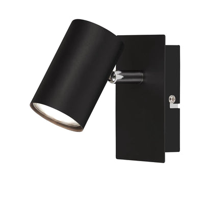 Briloner Leuchten Run - Wandleuchte - Deckenspot - 1 Licht - GU10 - max. 40 Watt - schwarz