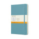 Klassisches Moleskine-Notizbuch – groß – Hardcover – liniert – Riffblau