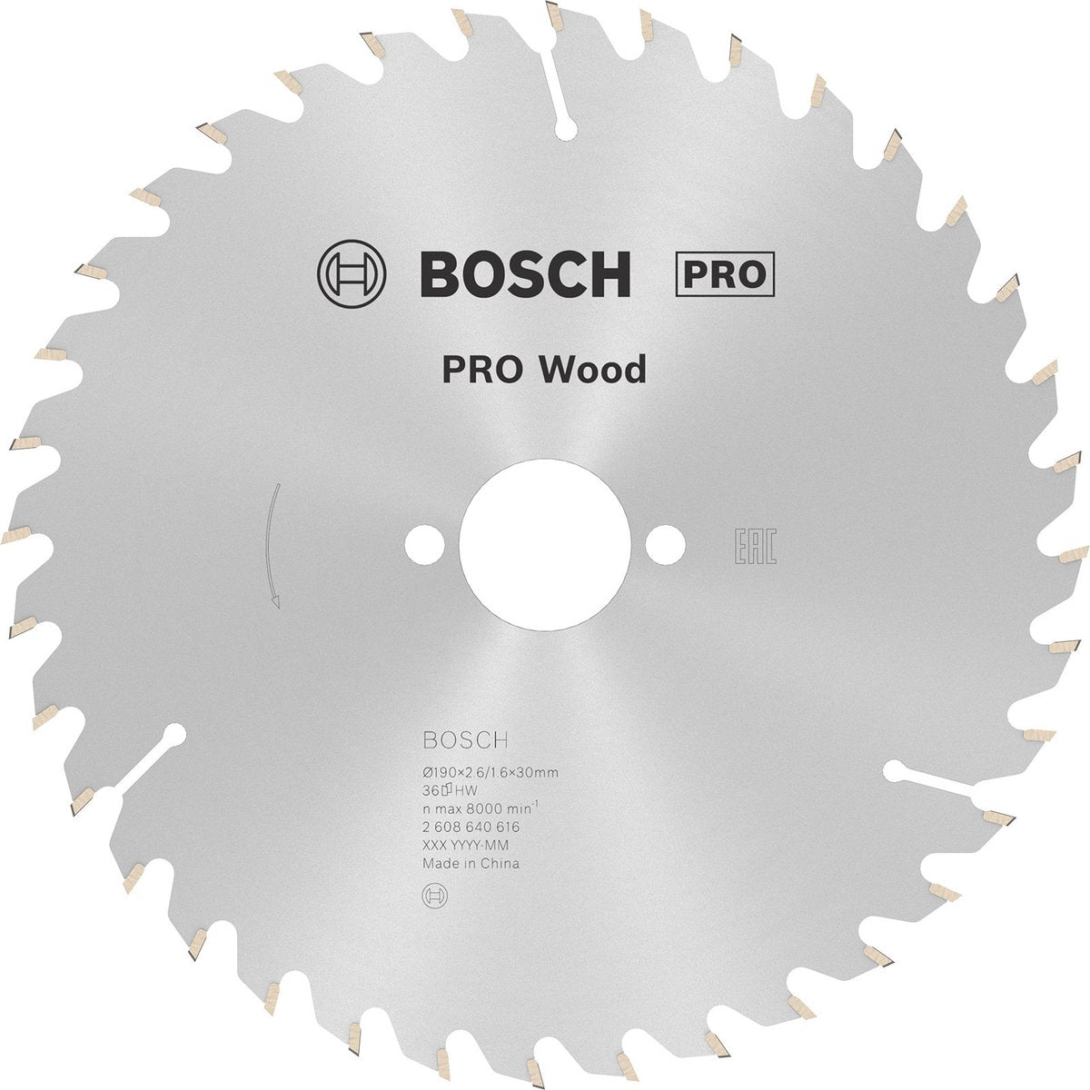 Bosch cirkzb opt 190x30x2,6 36t wz