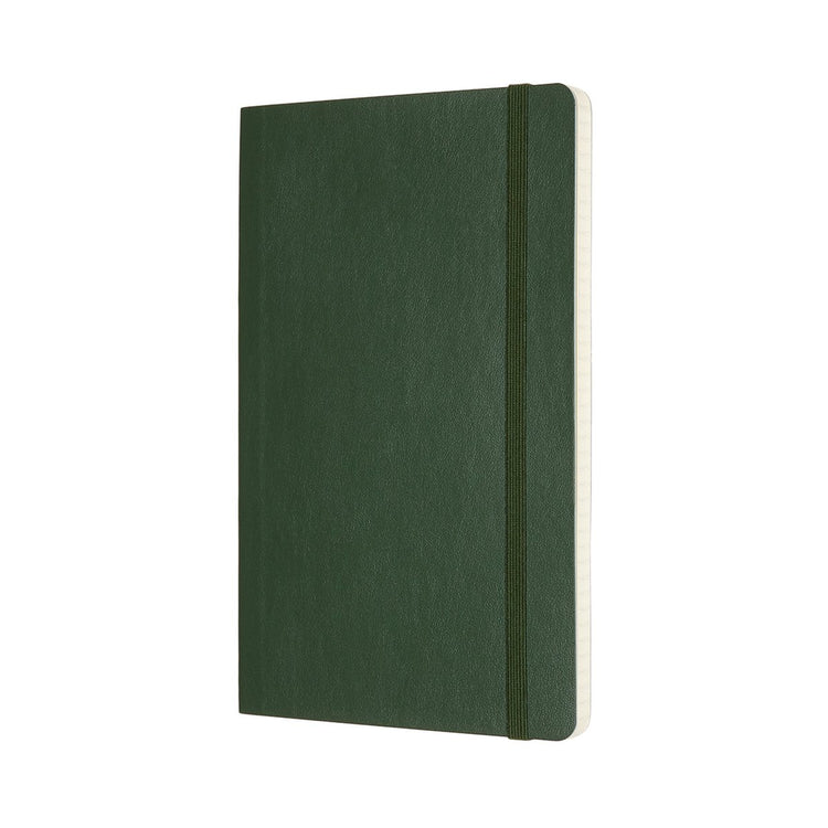 Klassisches Moleskine-Notizbuch – groß – Softcover – kariert – Myrtengrün