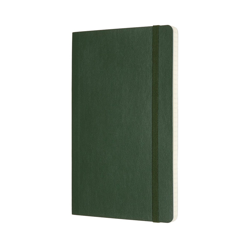 Klassisches Moleskine-Notizbuch – groß – Softcover – kariert – Myrtengrün