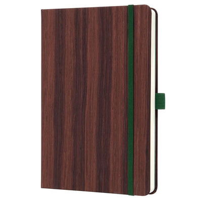 Sigel Notizbuch – Conceptum – A5 – Holz – Hardcover – Linie – 194 Seiten – 100 Gramm – si-sy557
