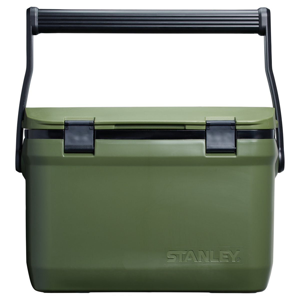 Stanley Adventure Outdoor-Kühlbox 15,1l – 36 Stunden eiskalt – doppelwandige isolierte Kühlbox – BPA-frei – Deckel fungiert auch als Sitzgelegenheit – Camping-Kühlbox – wasserdicht – grün