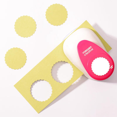 Vaessen Creative Punch – Figurenstanzer – Kreis gewellt – ø 3,8 cm