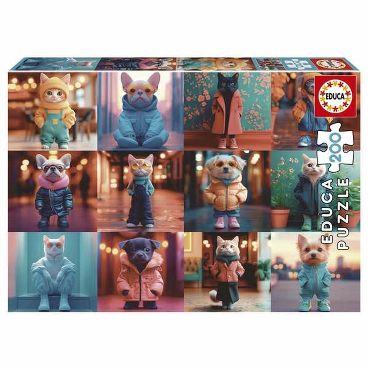 Educa - Puzzle - Modetiere 200 Teile