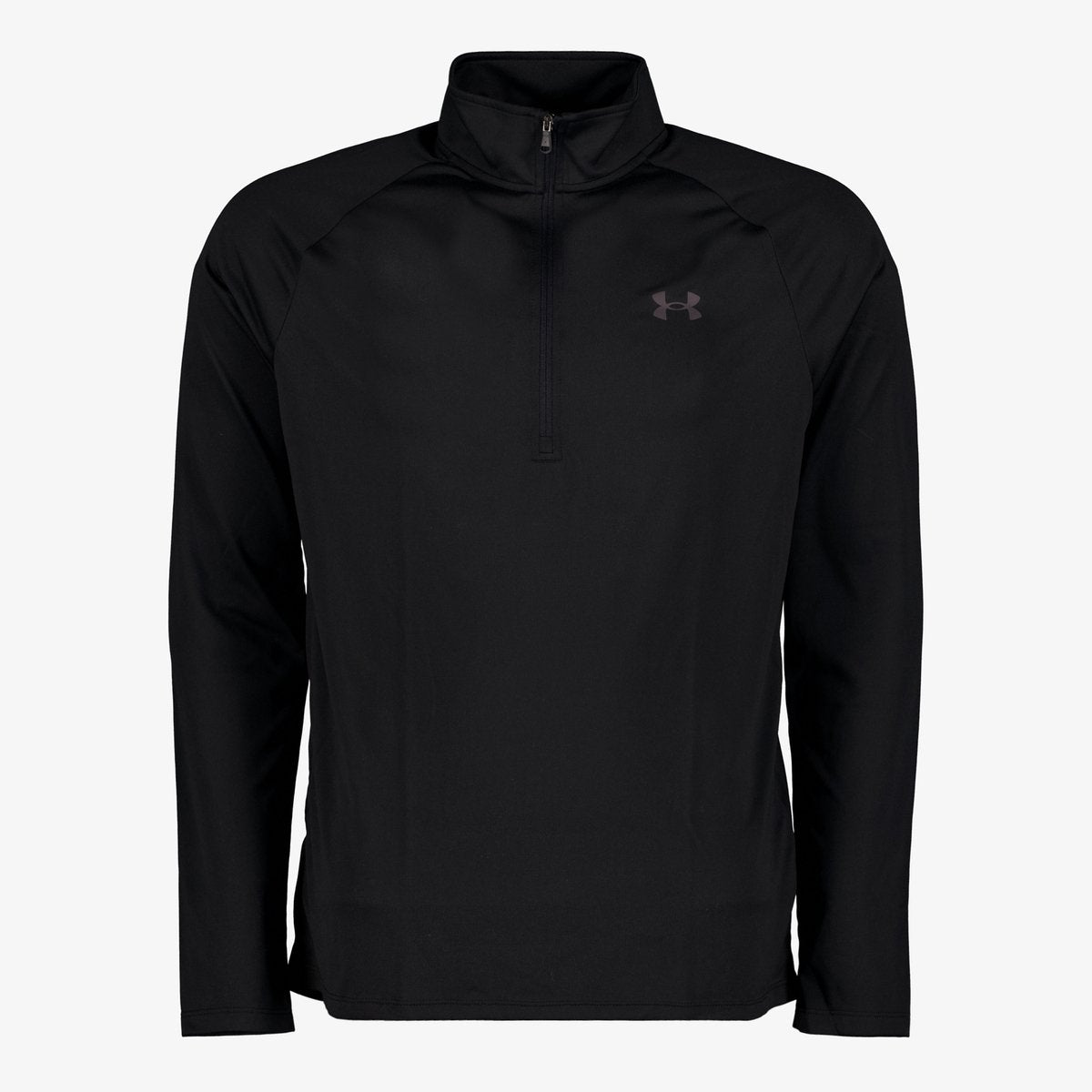 Under Armour UA Tech 2.0 1 2 Zip-Blk Herren-Sporttrikot – Schwarz – Anthrazit
