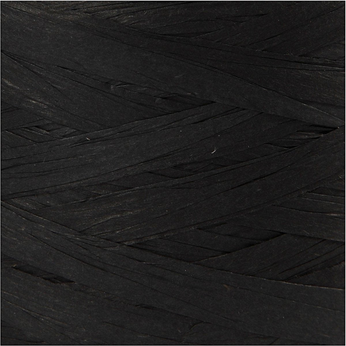 Creativ Company Paper Raffia Garn schwarz, 100 m