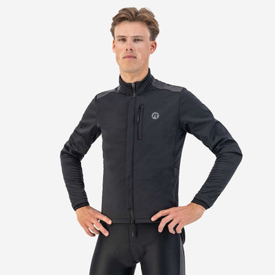 Rogelli Deep Winter Fahrradjacke Winter - Herren - Schwarz - Größe S