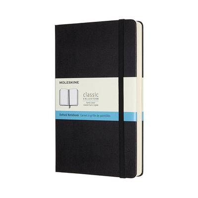 Klassisches Moleskine-Notizbuch – erweitert – groß – Hardcover – gepunktet – schwarz