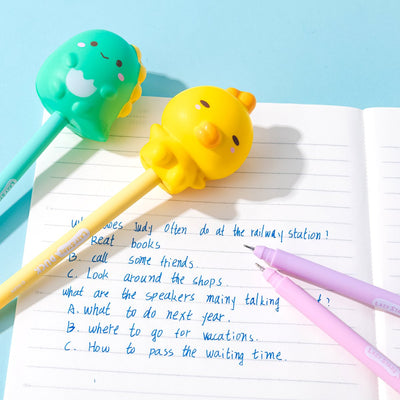 Lazy Stars Dinosaurier + Ente Squishy Doll Gelstift – 2 Stk
