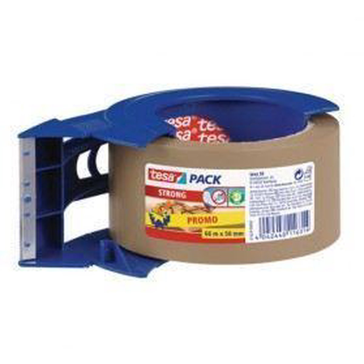 Tesa Handabroller mit Klebeband – 66 m x 50 mm