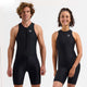 Rogelli Florida Trisuit Herren und Damen – ärmellos – Schwarz – M