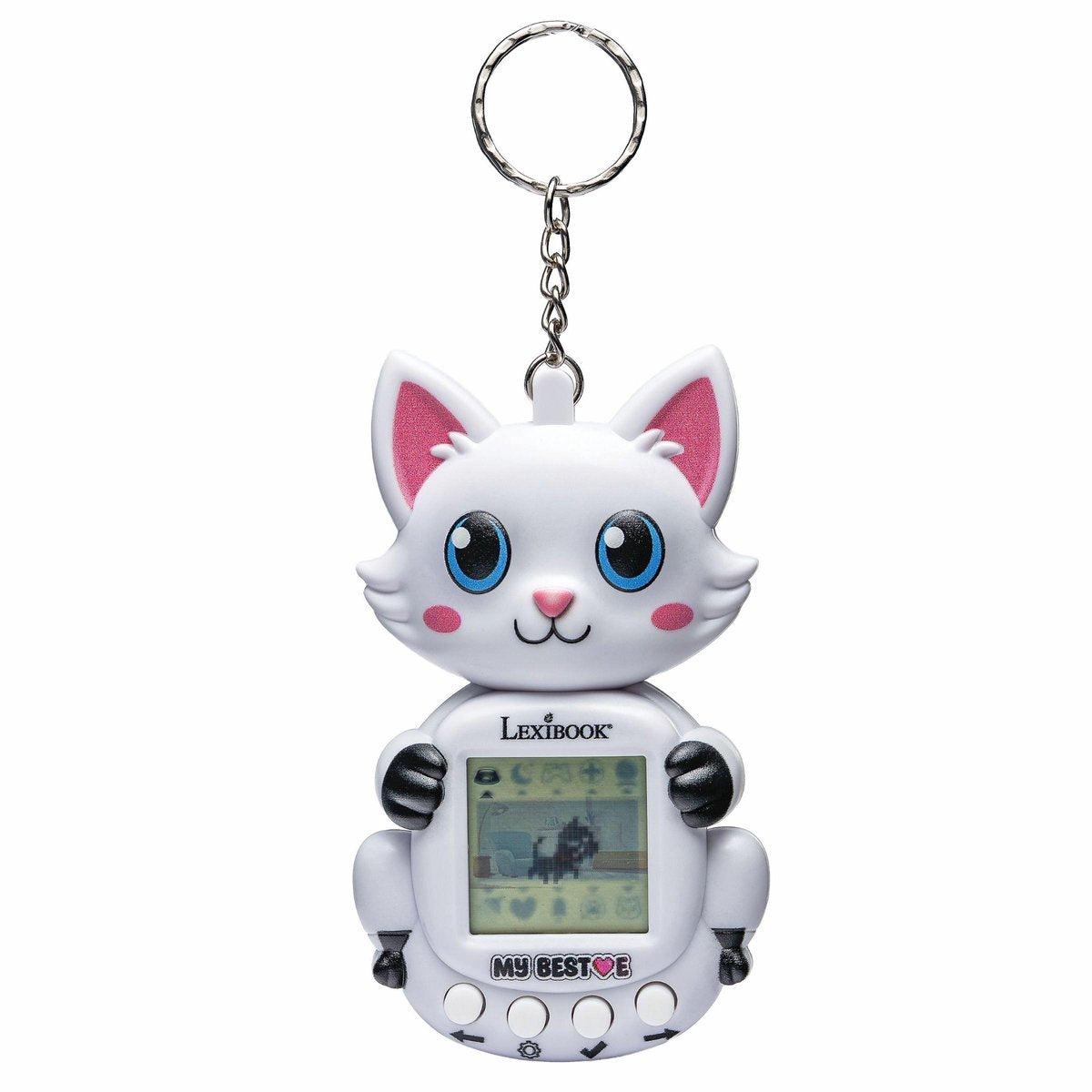Lexibook my best-e® 2 Cats-Konsole mit LCD-Bildschirm und Schlüsselbundbefestigung