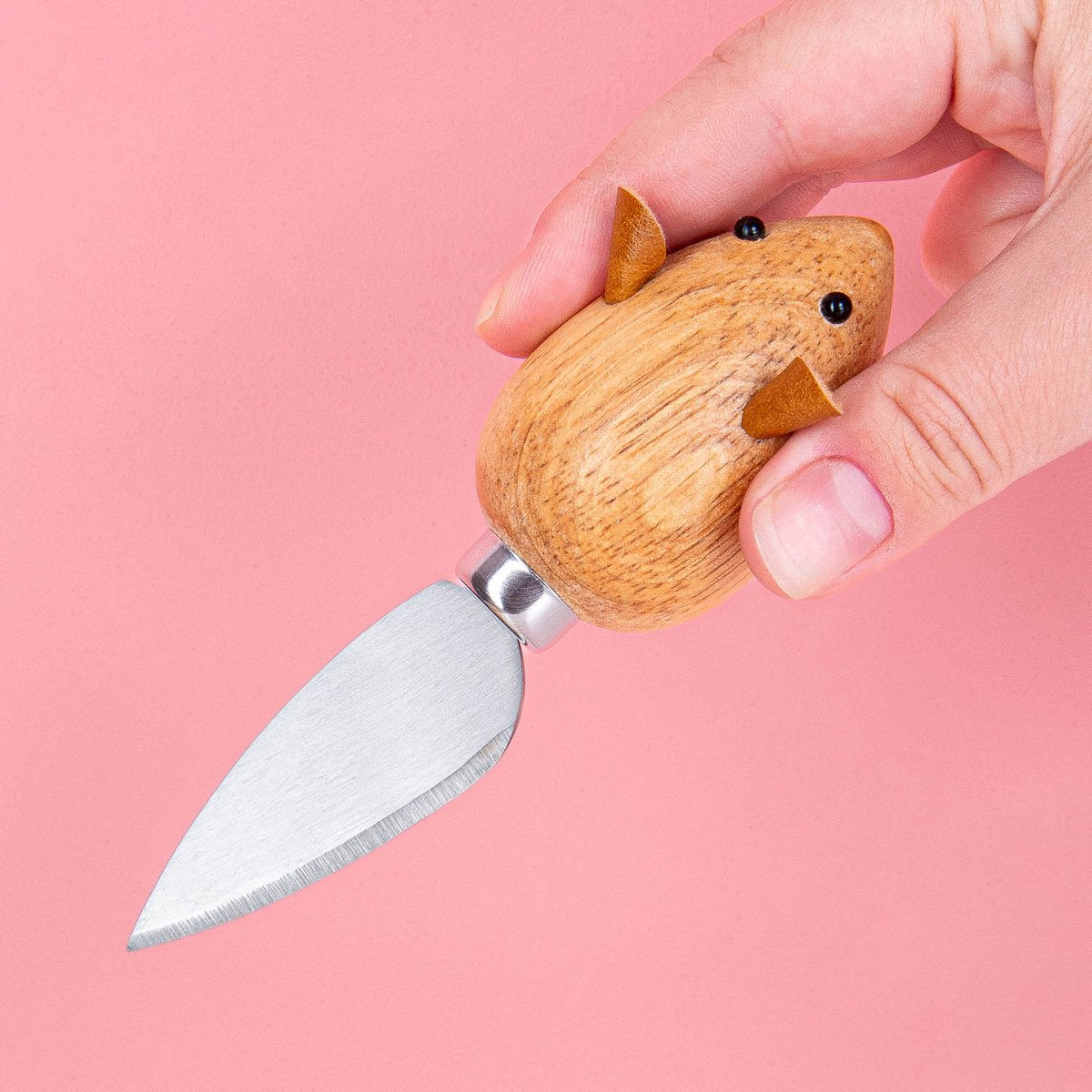 Kikkerland Käsemesser – 3er-Set – Mäusedesign