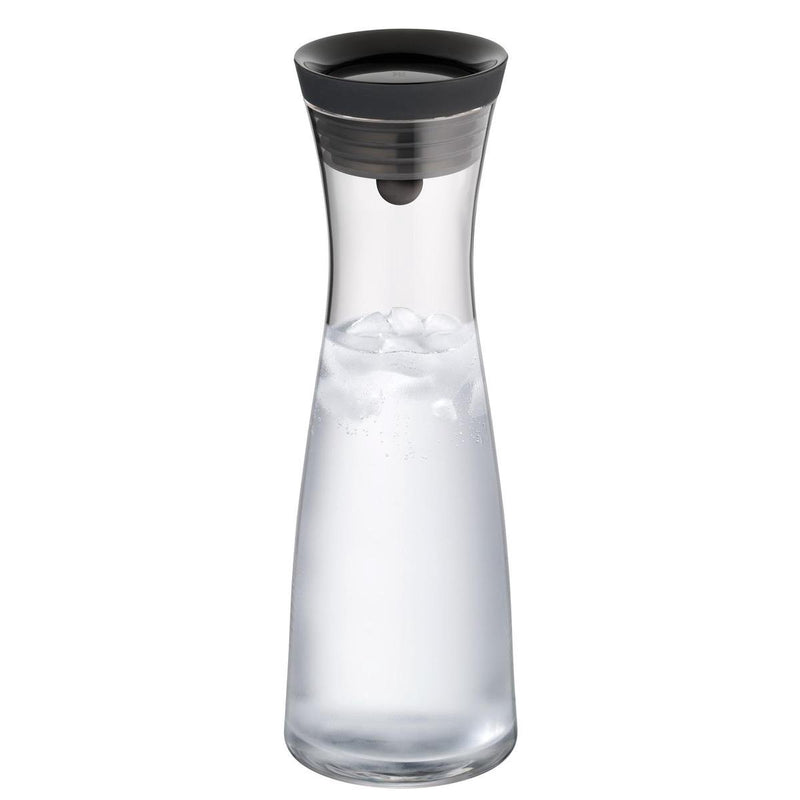 WMF Basic - Wasserkaraffe - 1,0l - Schwarz - tropffrei - elegantes Design