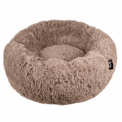 District 70 Fuzz Donut Hundebett – Mocca – groß ø 80 cm