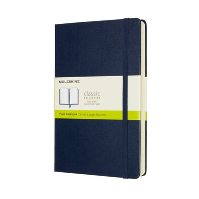 Klassisches Moleskine-Notizbuch – erweitert – groß – Hardcover – leer – Saphirblau