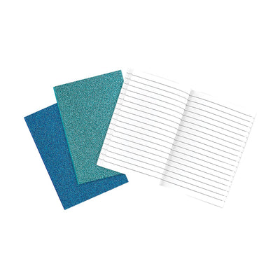 Ooly, oh mein Glitzer! Notizbücher: Aquamarin-Saphir – 3er-Set (4 x 5,75)