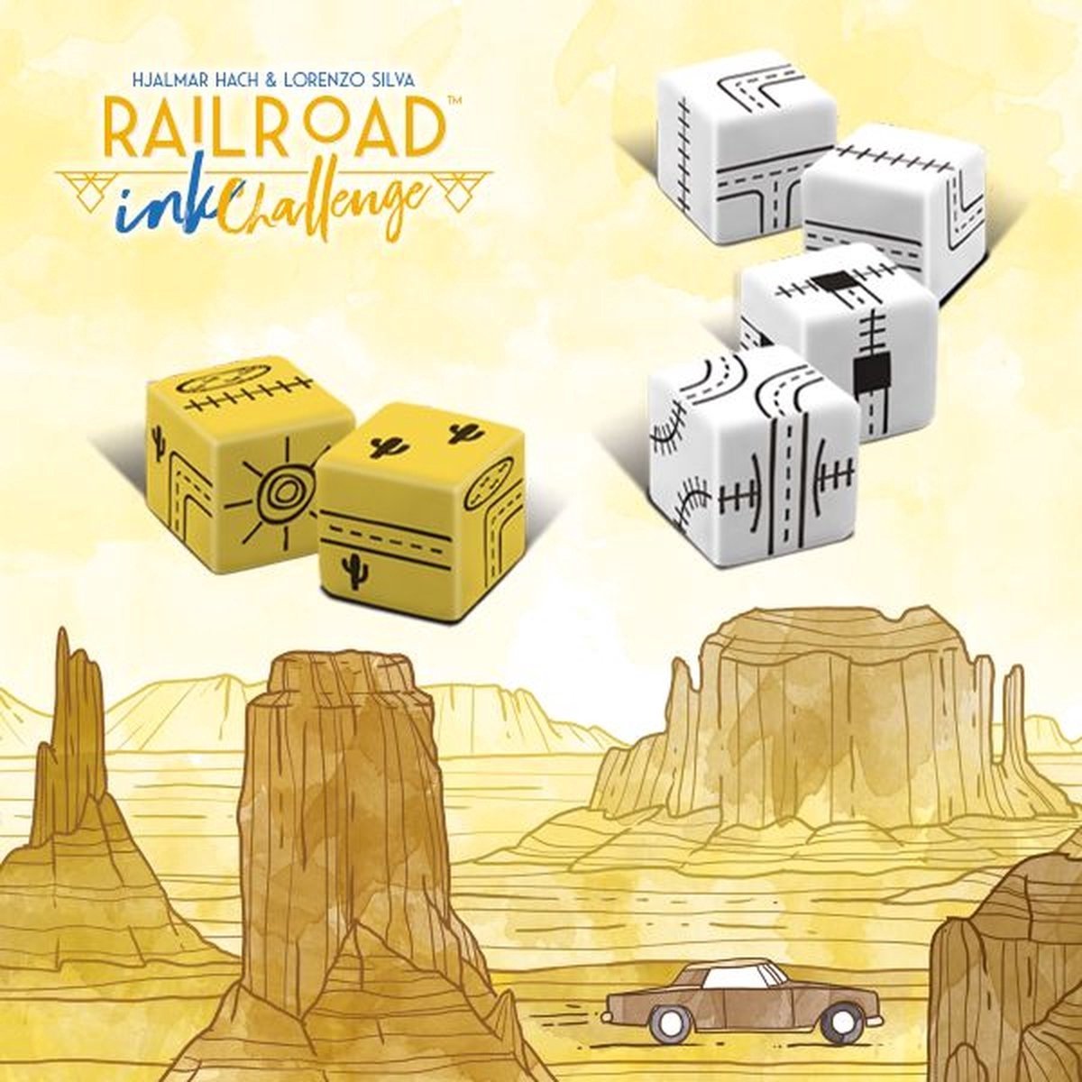 White Goblin Games Railroad Tinte (Golden Yellow Version)