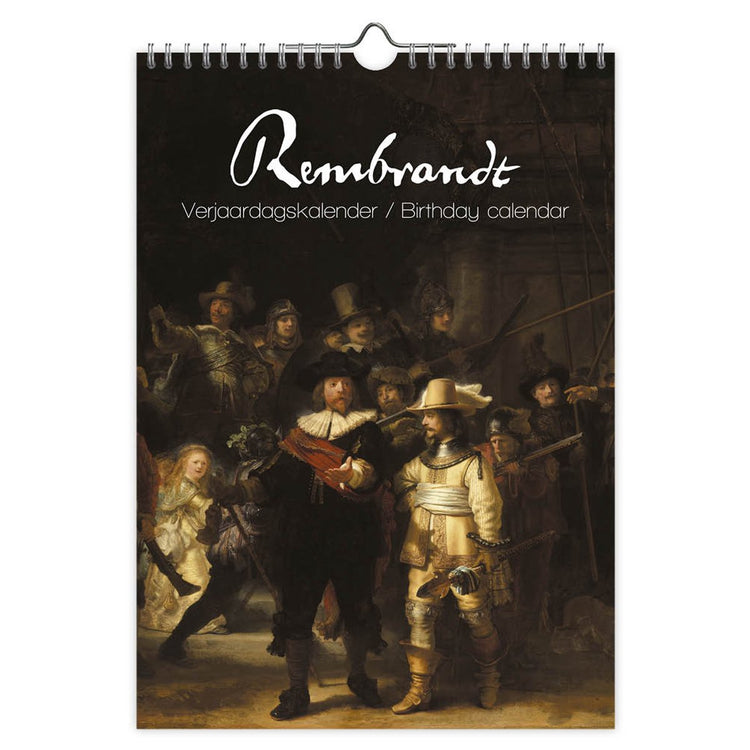 Rembrandt van Rijn Rembrandt Geburtstagskalender – A4