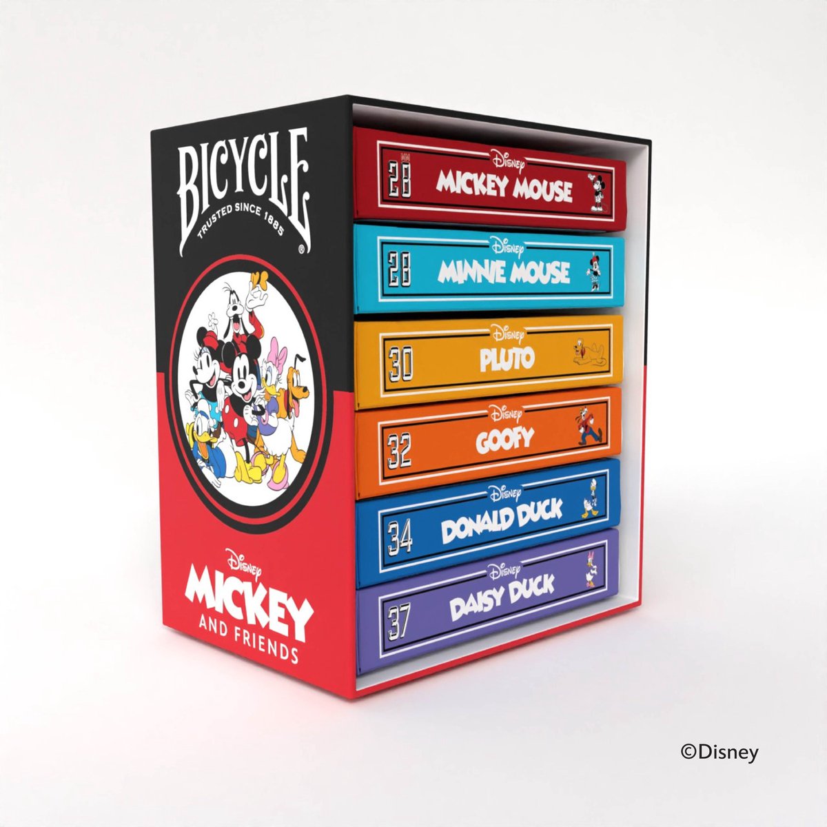 Bicycle Disney Classic Mickey Friends Collection (6 Decks) – Poker – Boxset
