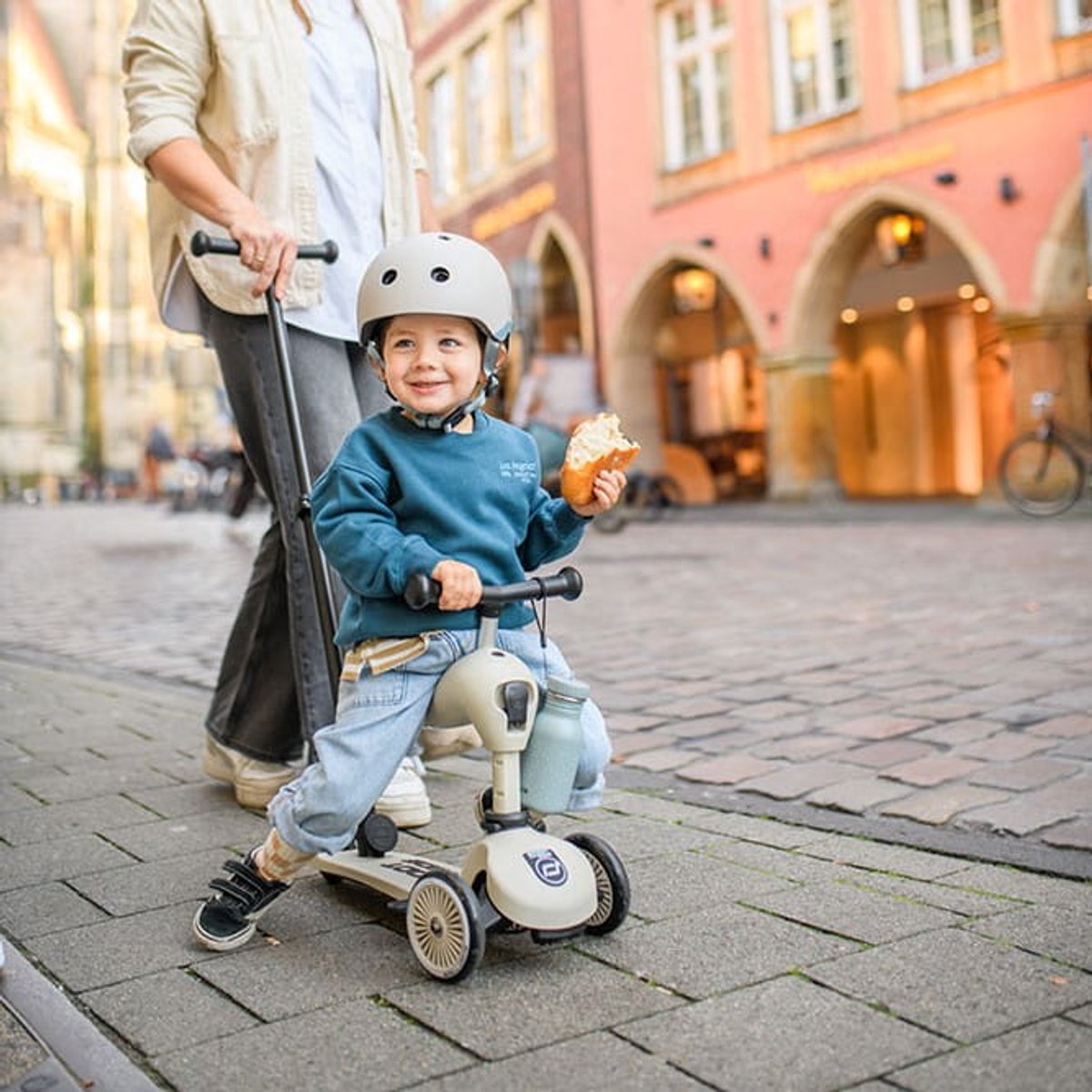 Scoot Ride Scoot and Ride Highwaykick 1Push Go Ash