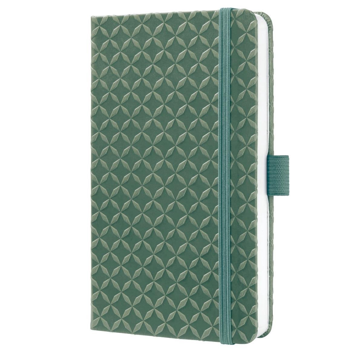 Sigel Jolie Notizbuch Flair – Größe A6 – Naturgrün – mit Linie – SI-JN140