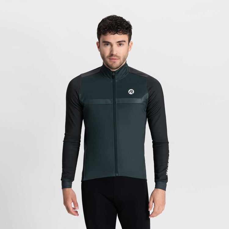 Rogelli Mono Fahrradjacke - Winterjacke Herren - Race Fit - Blau - Größe M