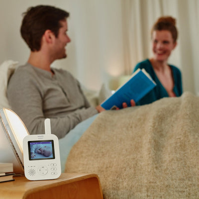 Philips Avent – Video-Babyphone – Hellgrau – Babyphone mit Kamera – scd892 26